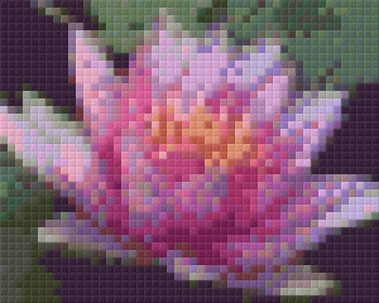 Waterlilly One [1] Baseplate PixelHobby Mini-mosaic Art Kit